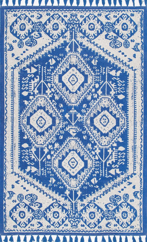 nuLOOM Rugs - Hand Woven Becky - Blue