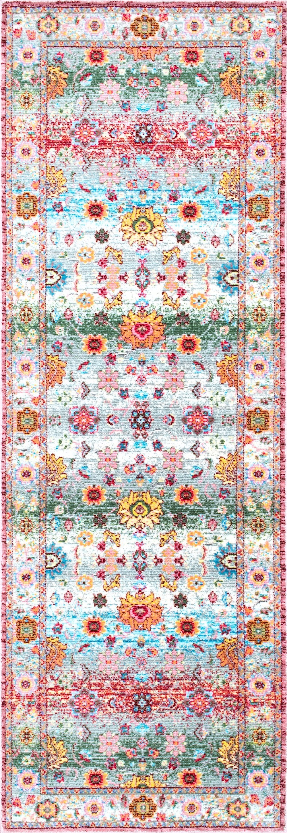 nuLOOM Rugs - Floral Oriental Mabelle - Pink