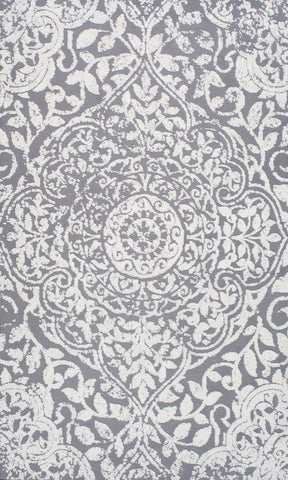 Alfombras nuLOOM - Lianne hecha a máquina - Gris