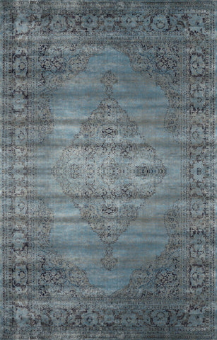 nuLOOM Rugs - Medallion Mable - Marine