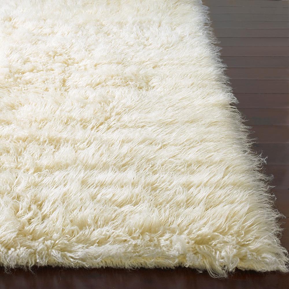 Nuloom Rugs - Hand Woven Genuine Greek Flokati - Natural