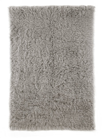 nuLOOM Rugs - Hand Woven Genuine Greek Flokati - Natural Grey