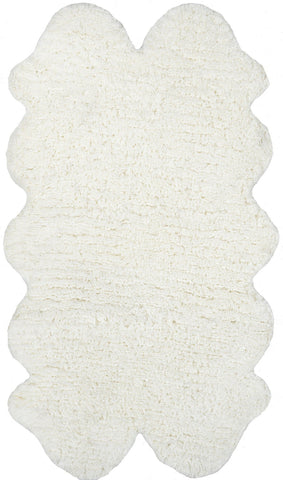 nuLOOM Rugs - Hand Tufted Quarto Pelt Faux Sheepskin - Natural