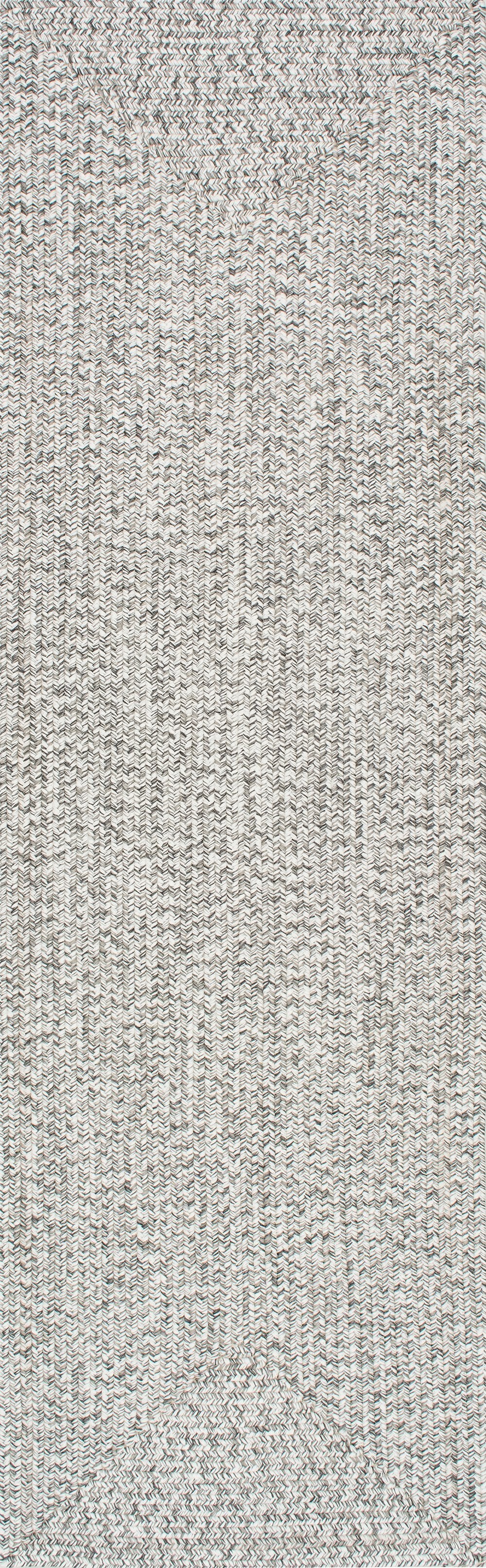 Nuloom Rugs - Braided Lefebvre - Salt And Pepper
