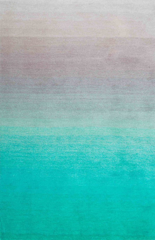 Nuloom Rugs - Handmade Ombre Shag - Turquoise