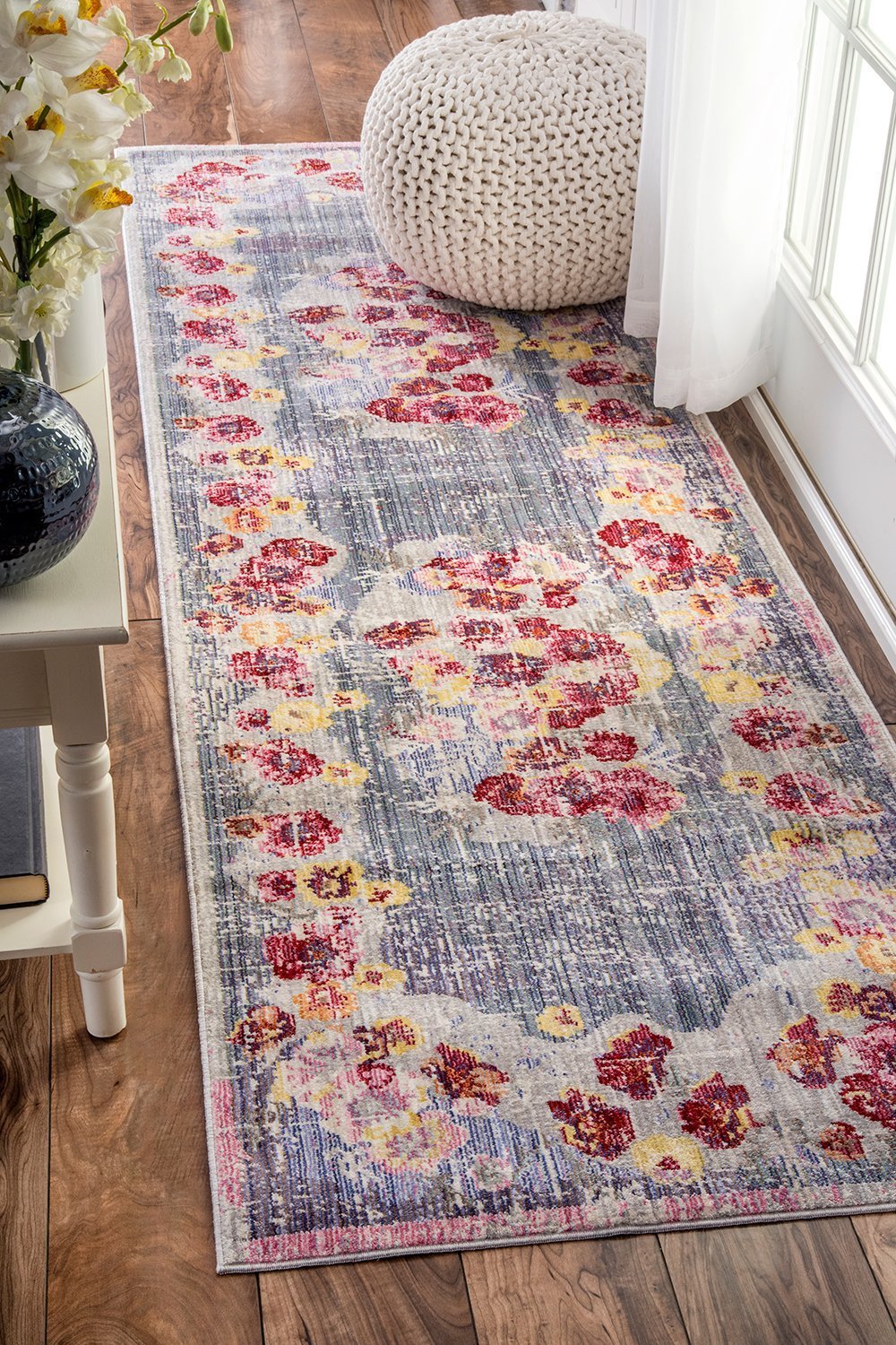 nuLOOM Rugs - Felica Vintage Floral - Red