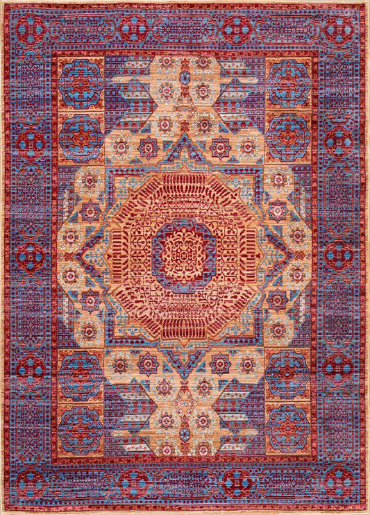 Nuloom Rugs - Mamluk Wonda  - Blue