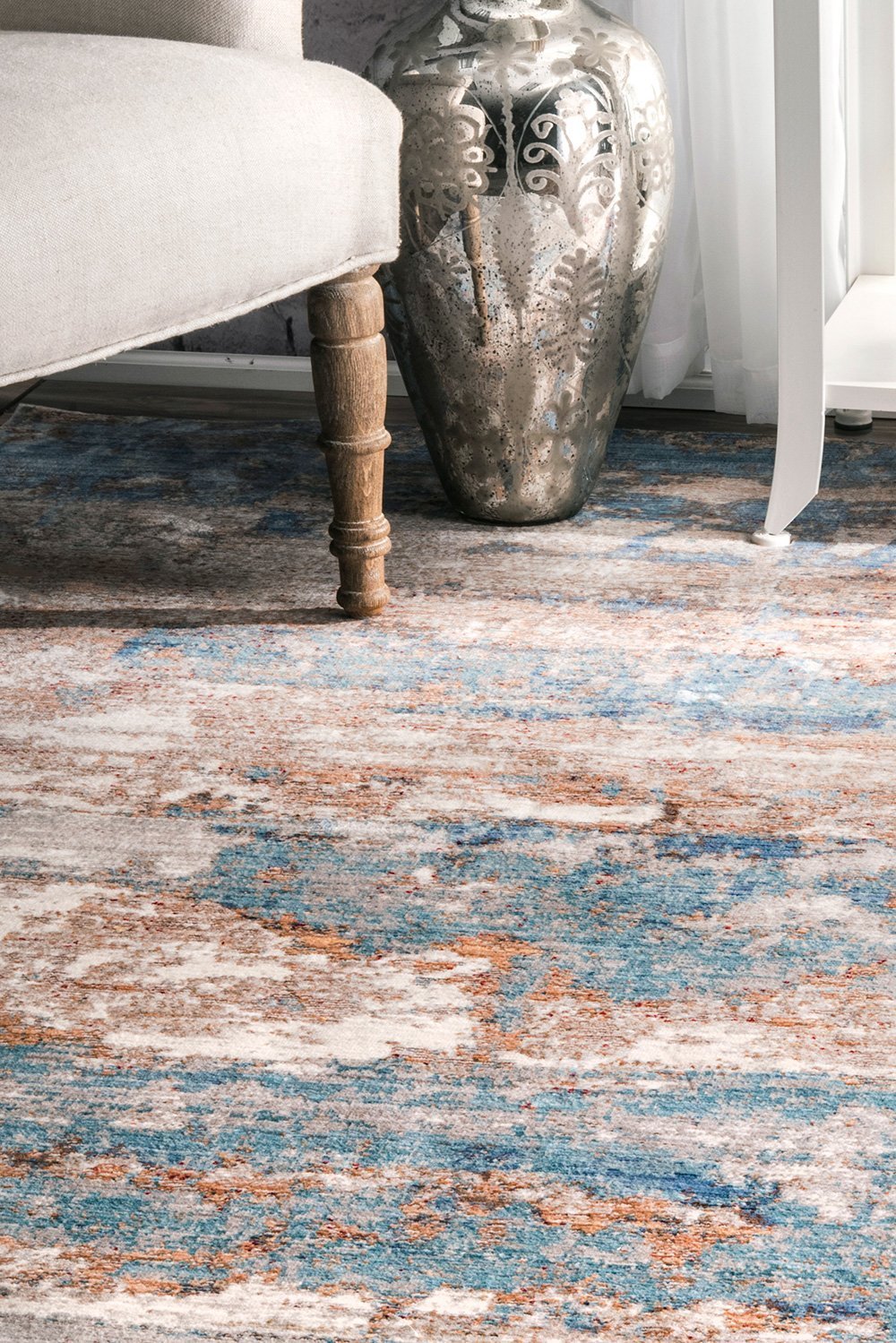 Nuloom Rugs - Abstract Delisa - Blue