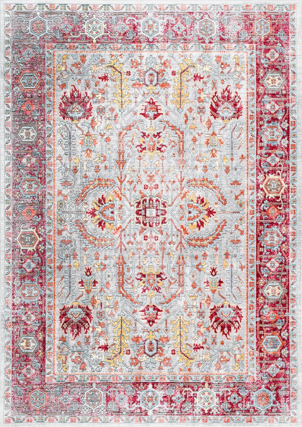 Nuloom Rugs - Vintage Persian Edra - Blush