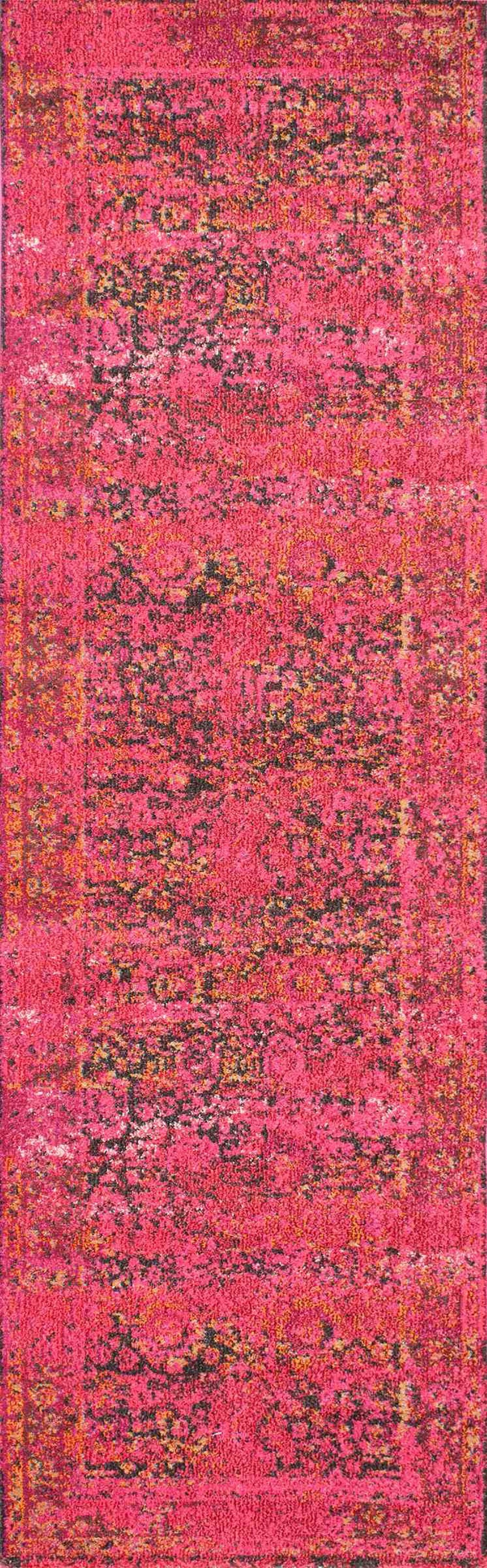 Alfombras nuLOOM - Vintage Shuler - Rosa Cereza