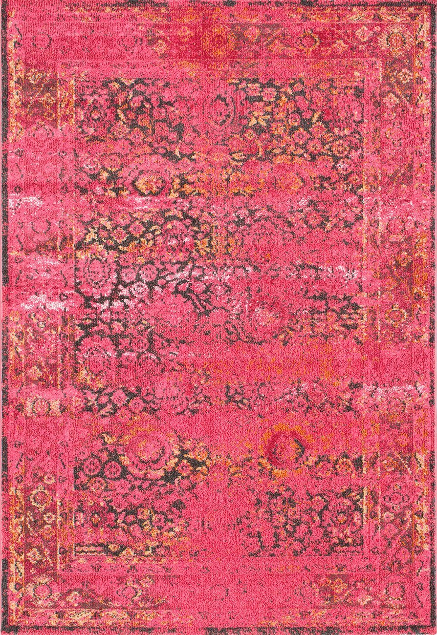 Alfombras nuLOOM - Vintage Shuler - Rosa Cereza