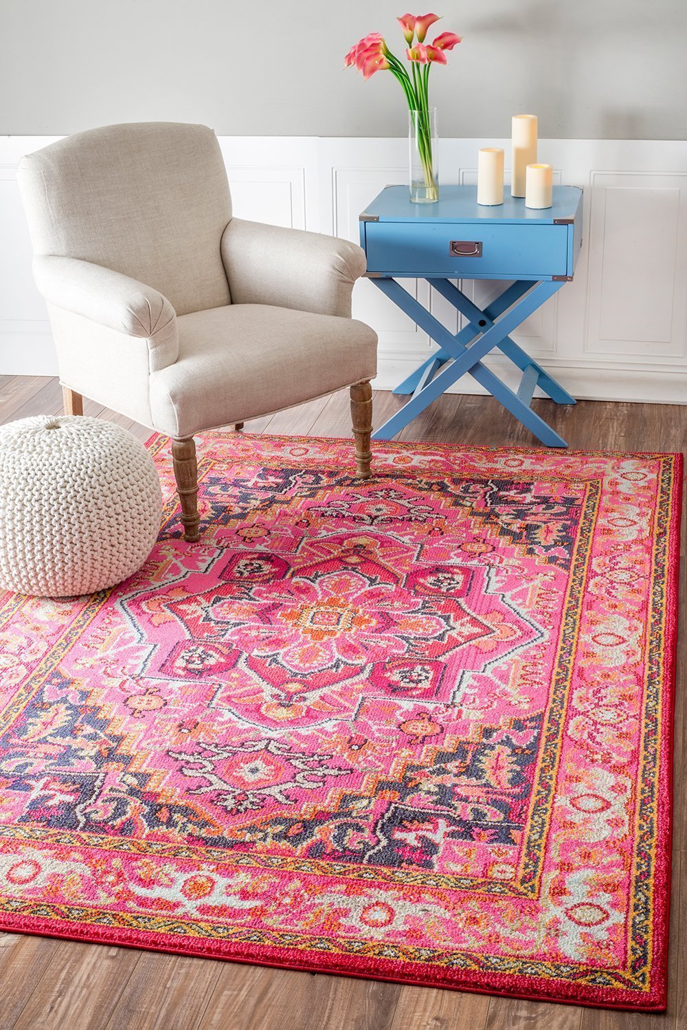 Nuloom Rugs - Machine Made Cordie - Violet Pink