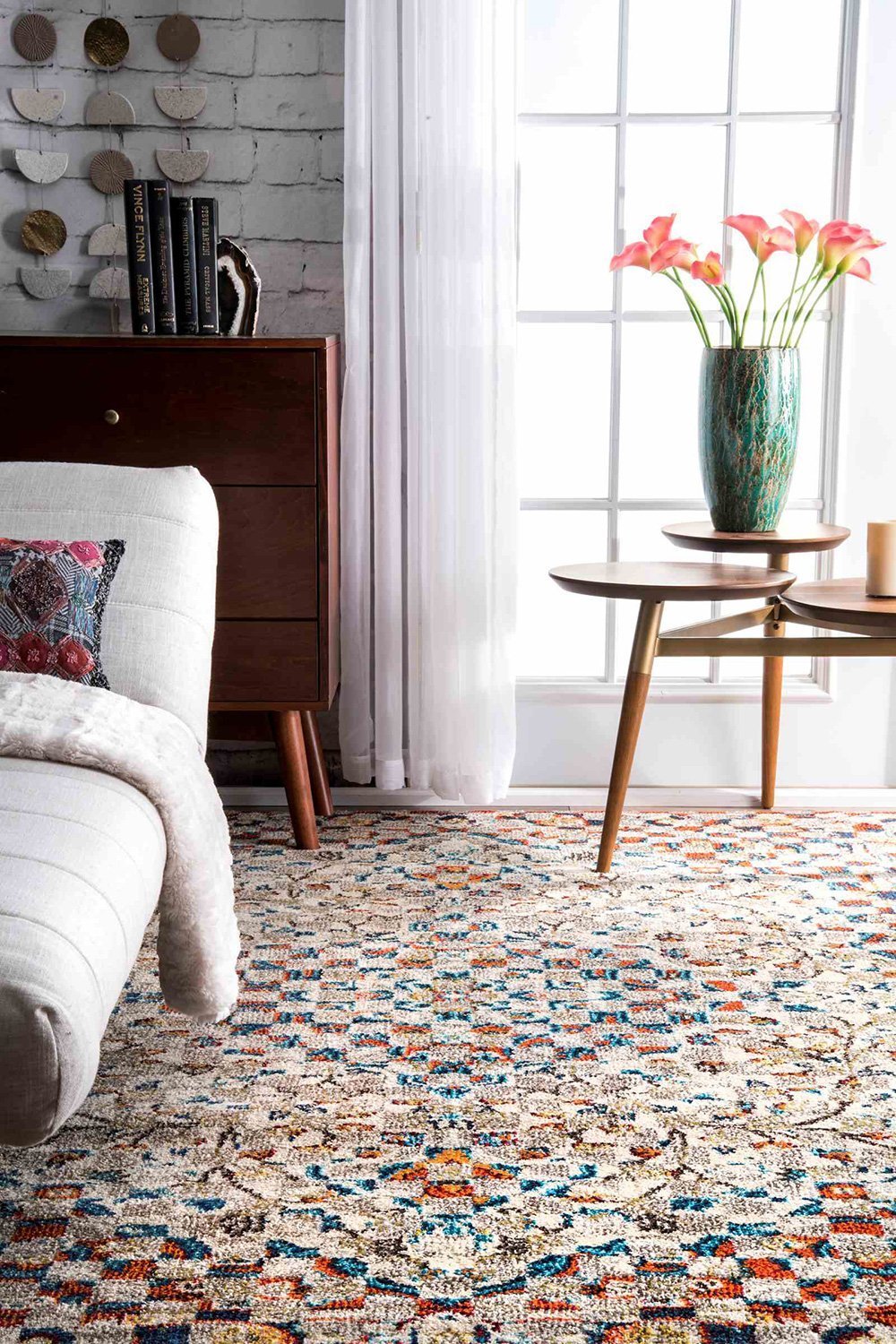 Nuloom Rugs - Sirena Mosaic Medallion - Multi