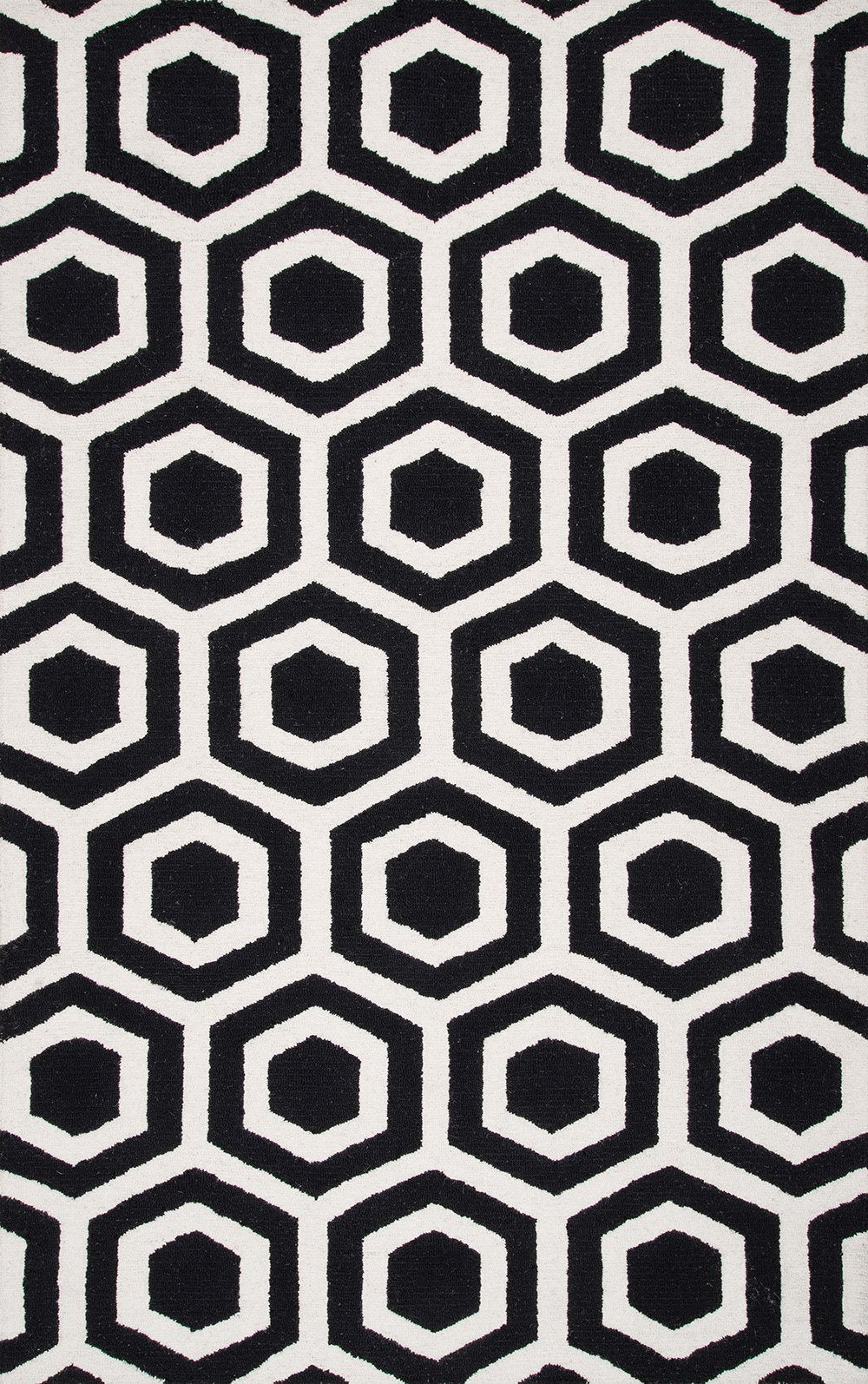 Nuloom Rugs - Hand Tufted Honeycomb Mayra - Black