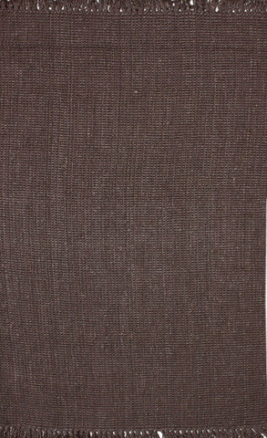 nuLOOM Rugs - Hand Woven Chunky Loop Jute - Chocolate