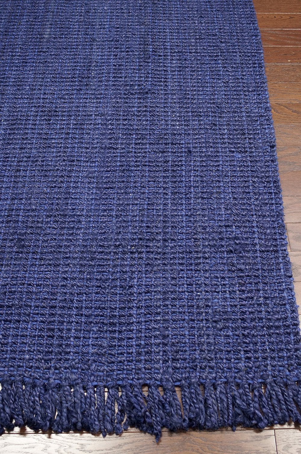 Nuloom Rugs - Hand Woven Chunky Loop Jute - Navy Blue