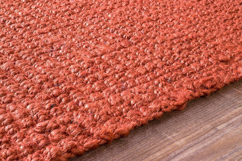 nuLOOM Rugs - Hand Woven Chunky Loop Jute - Terra