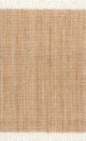 nuLOOM Rugs - Hand Woven Raleigh - Natural