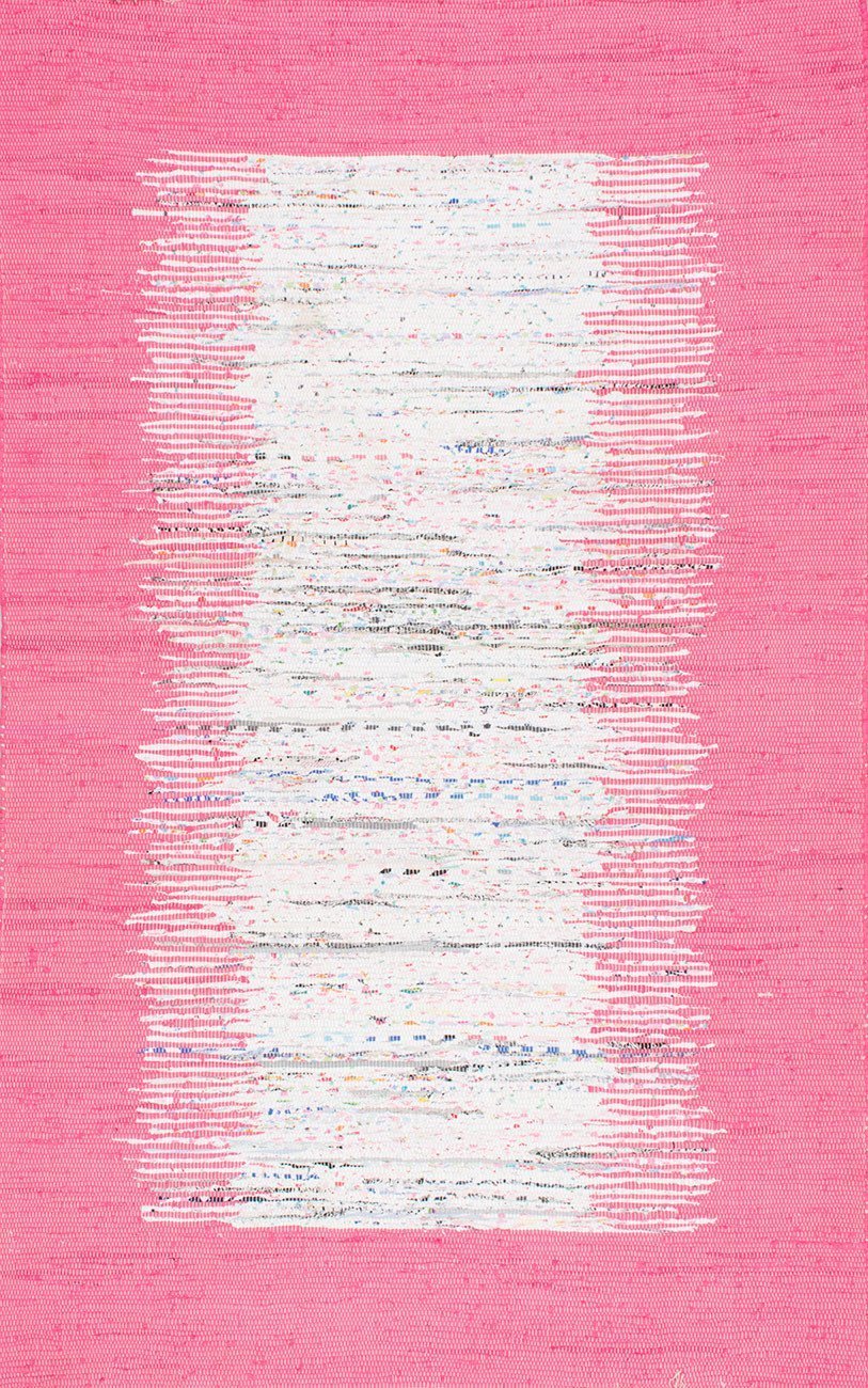 nuLOOM Rugs - Flatweave Tasha Cotton Rug - Pink