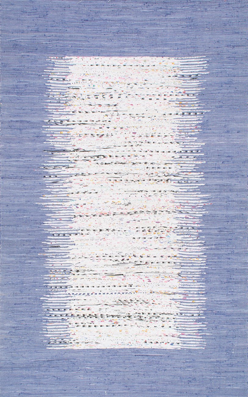 nuLOOM Rugs - Flatweave Tasha Cotton Rug - Denim