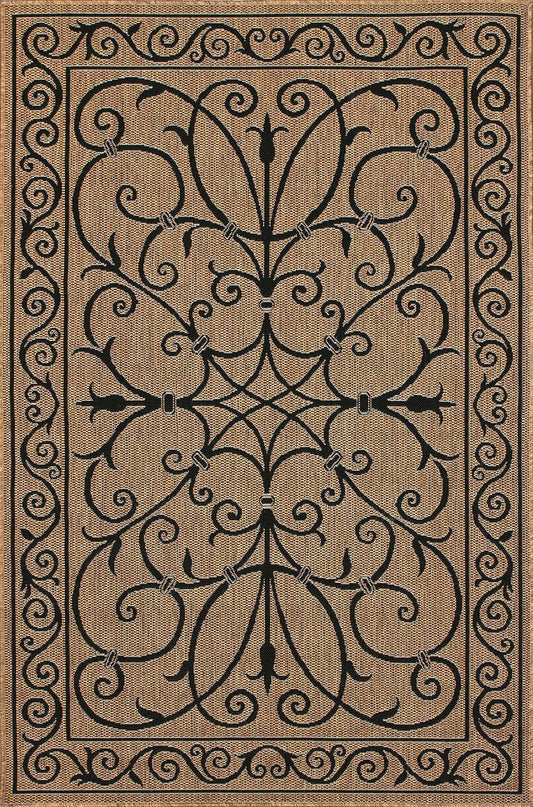 Nuloom Rugs - Machine Made Kathleen Outdoor Krem - Brown