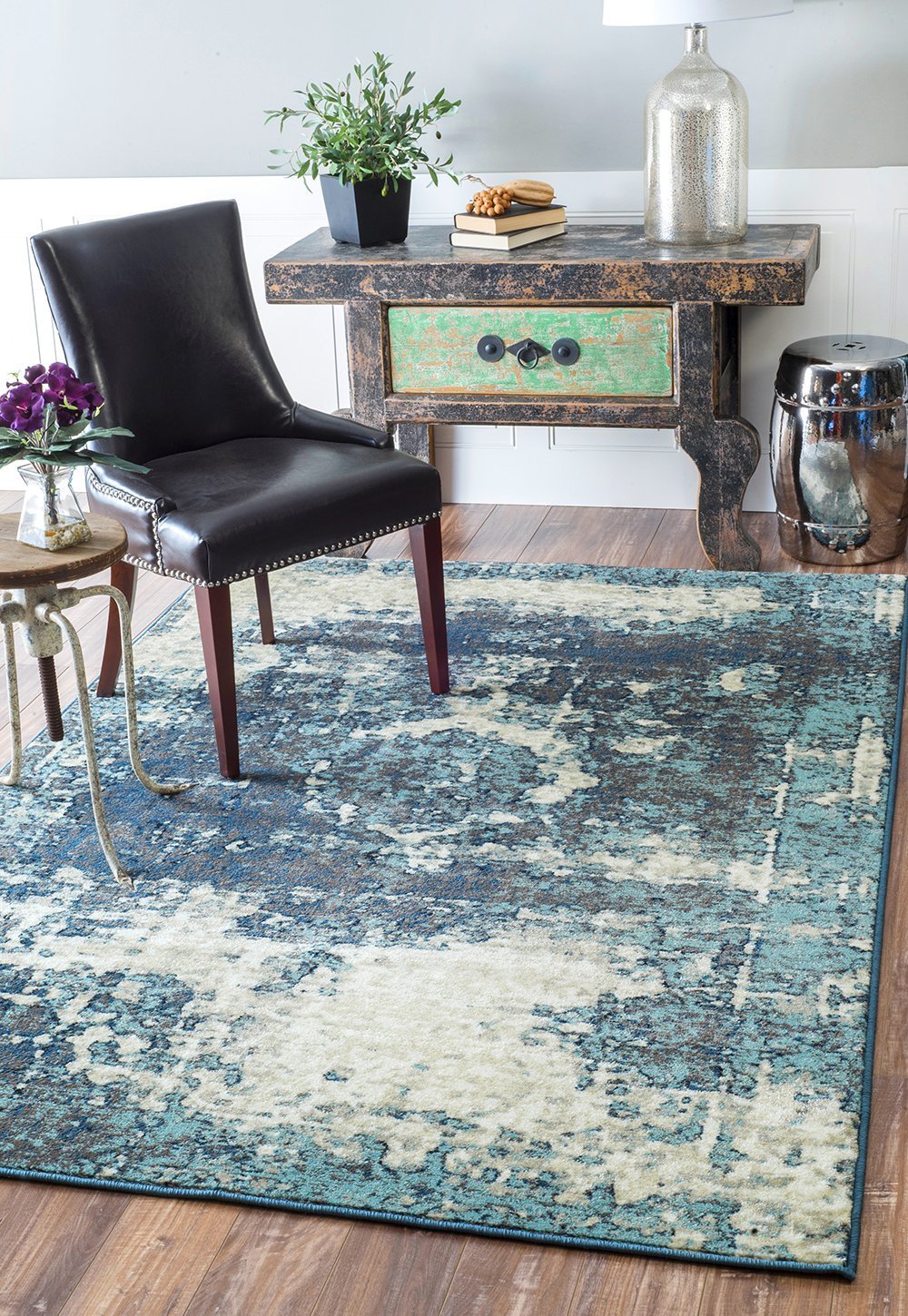 Nuloom Rugs - Vintage Lindsy - Blue