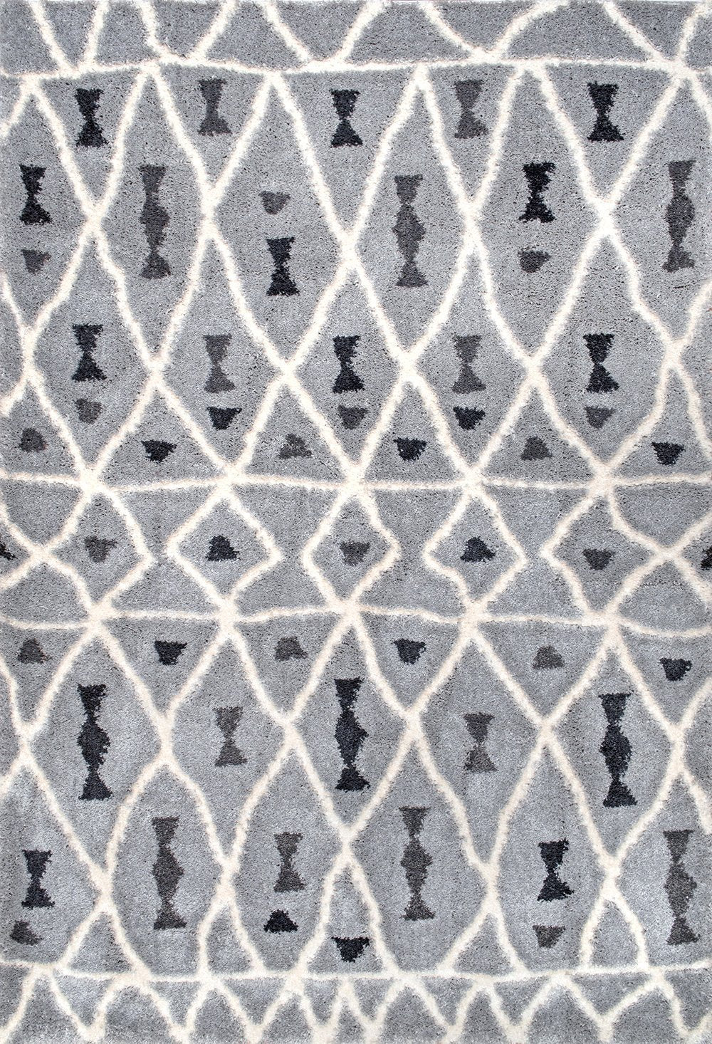 Nuloom Rugs - Almeta Moroccan Shaggy - Grey