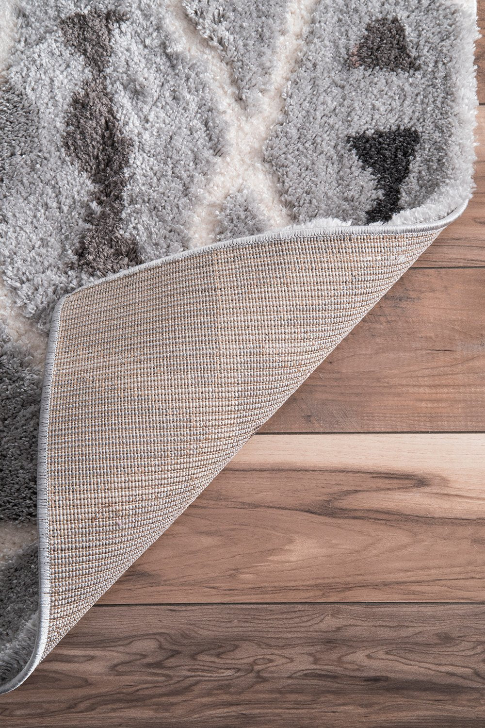 Nuloom Rugs - Almeta Moroccan Shaggy - Grey