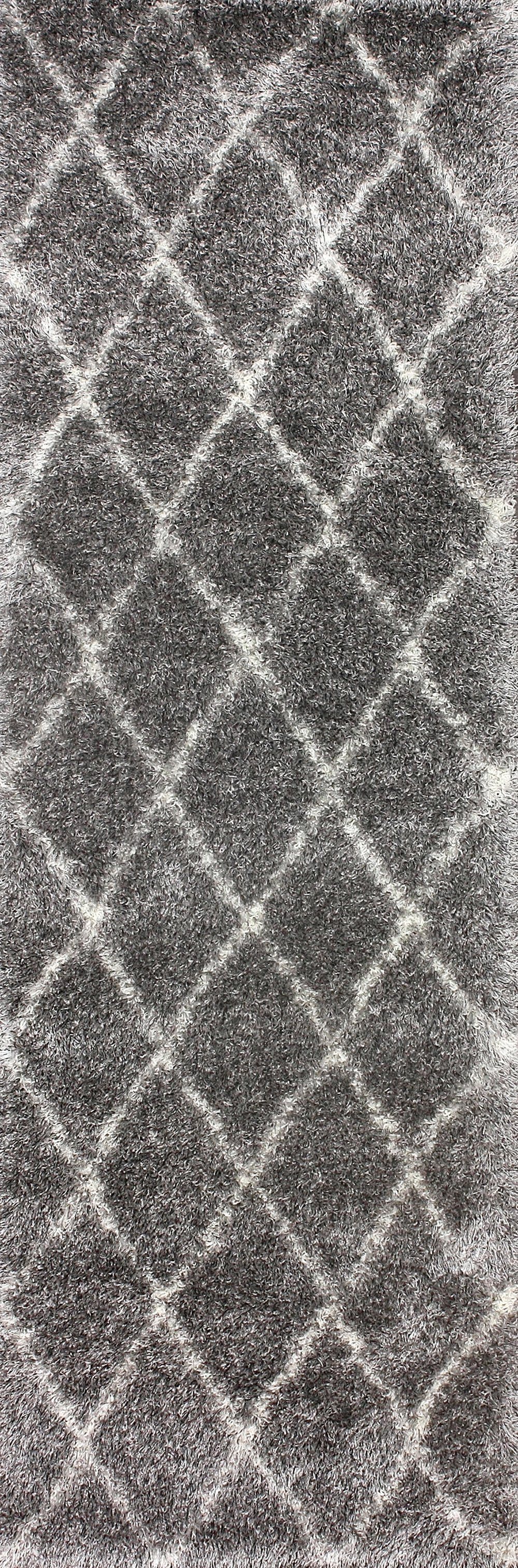 Nuloom Rugs - Machine Made Diamond Shag - Ash