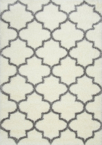 Alfombras nuLOOM - Luna Trellis Shag - Marfil