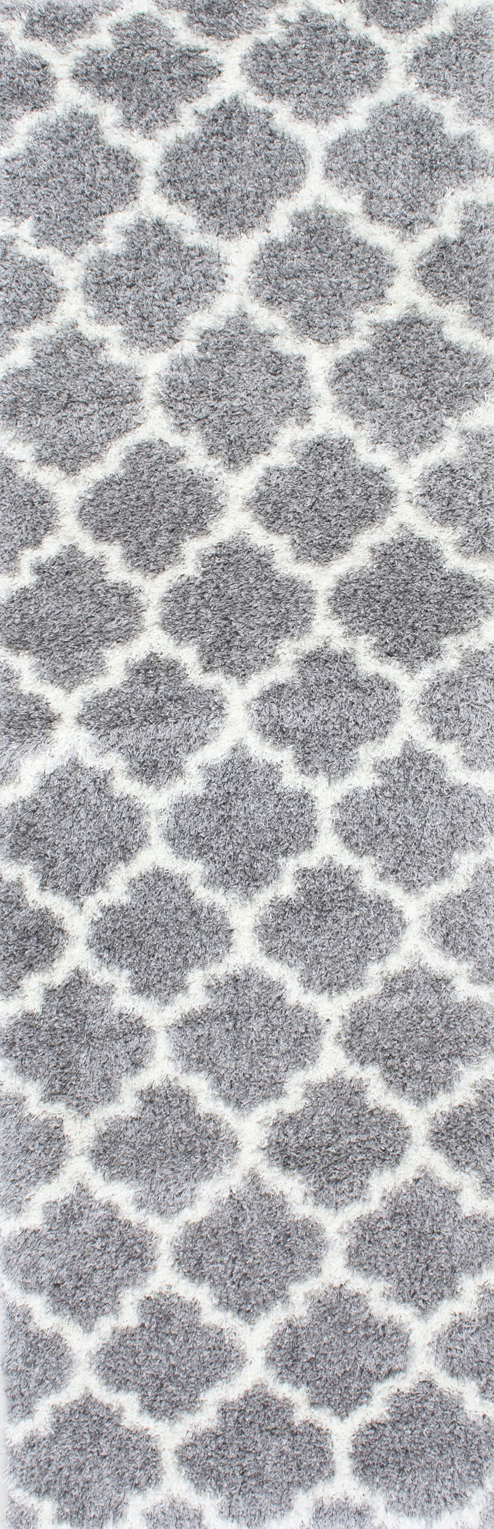 Alfombras nuLOOM - Luna Trellis Shag - Gris