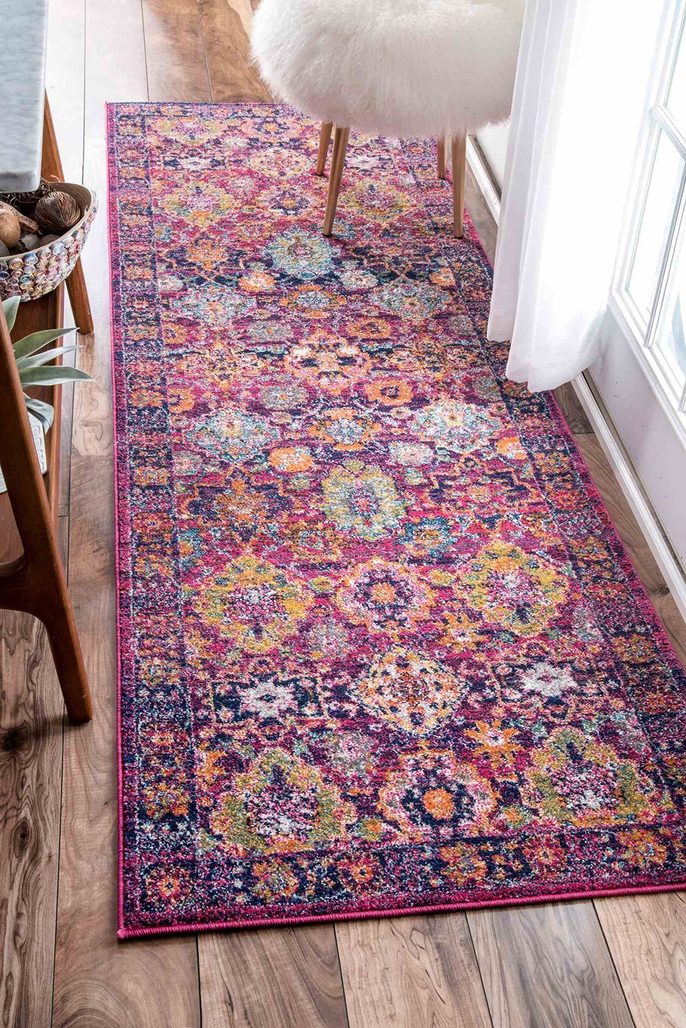 Alfombras nuLOOM - Persa Leilani - Fucsia
