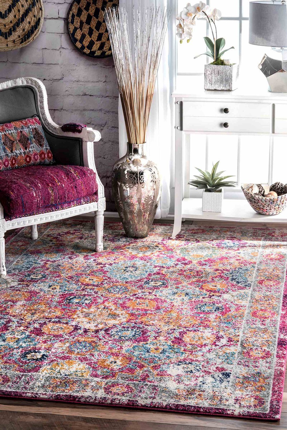 Nuloom Rugs - Persian Leilani - Pink