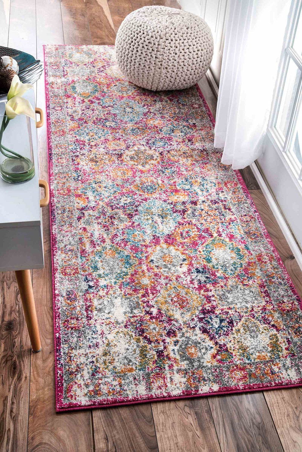 Alfombras nuLOOM - Leilani persa - Rosa