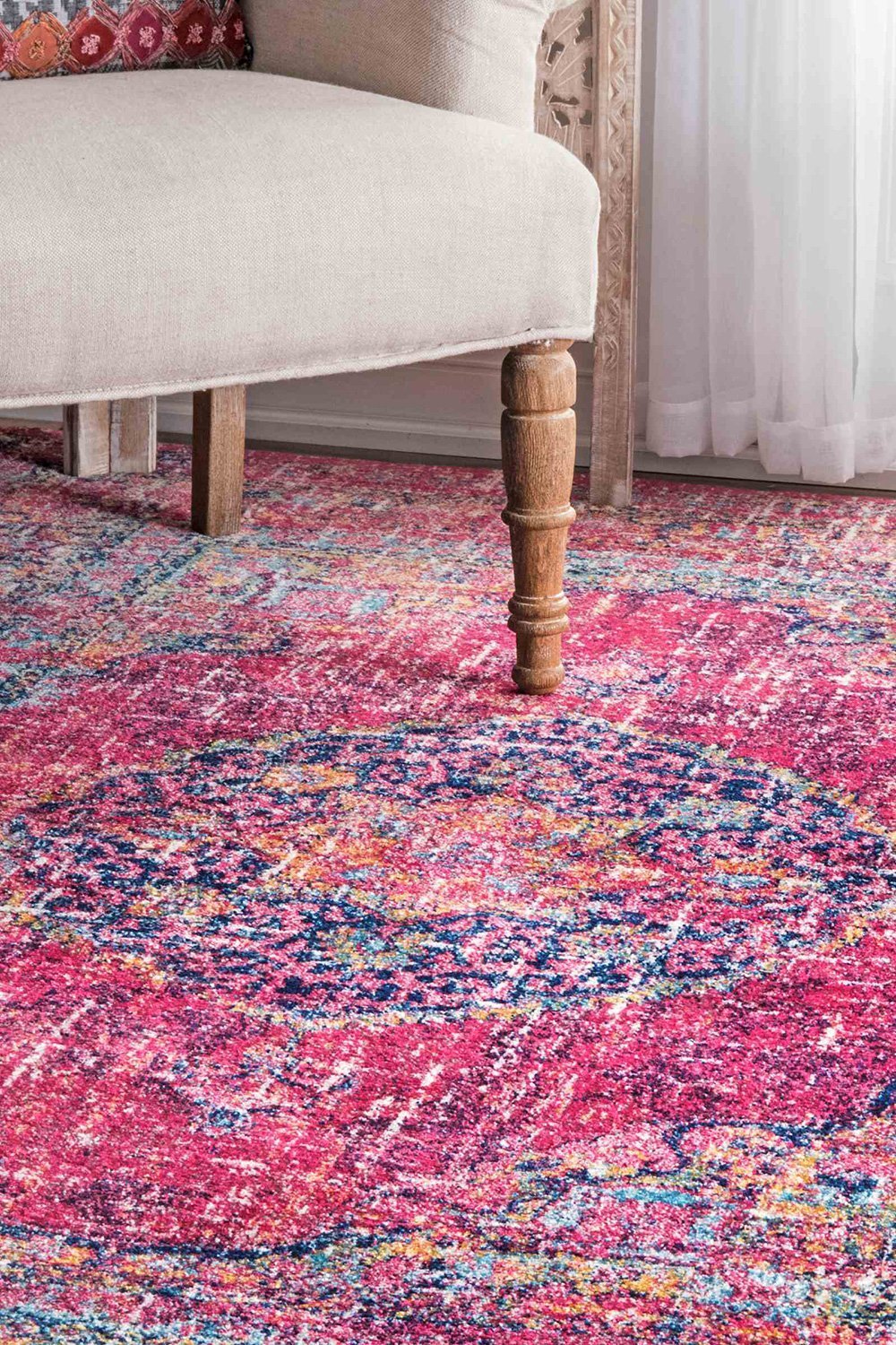 Nuloom Rugs - Persian Vintage Arla - Fuchsia