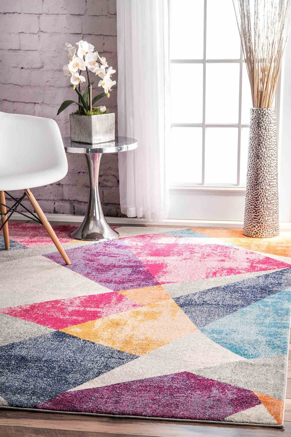 Nuloom Rugs - Abstract Mosaic Anya - Multi