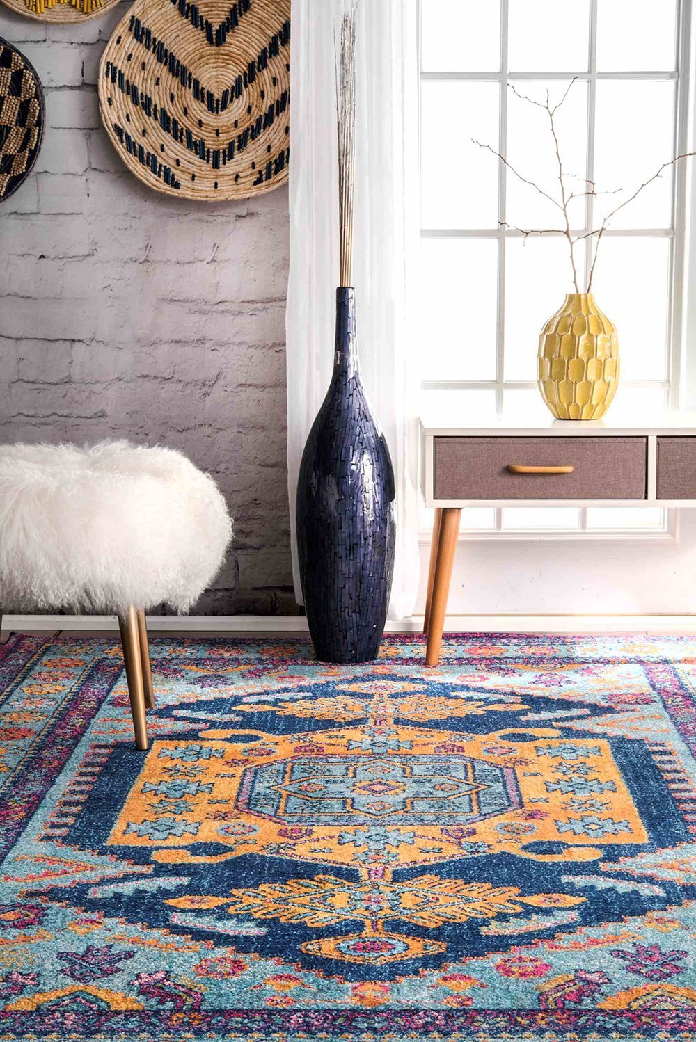 Nuloom Rugs - Persian Floral Delena - Multi