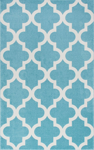 nuLOOM Rugs - Meeker Trellis - Light Blue