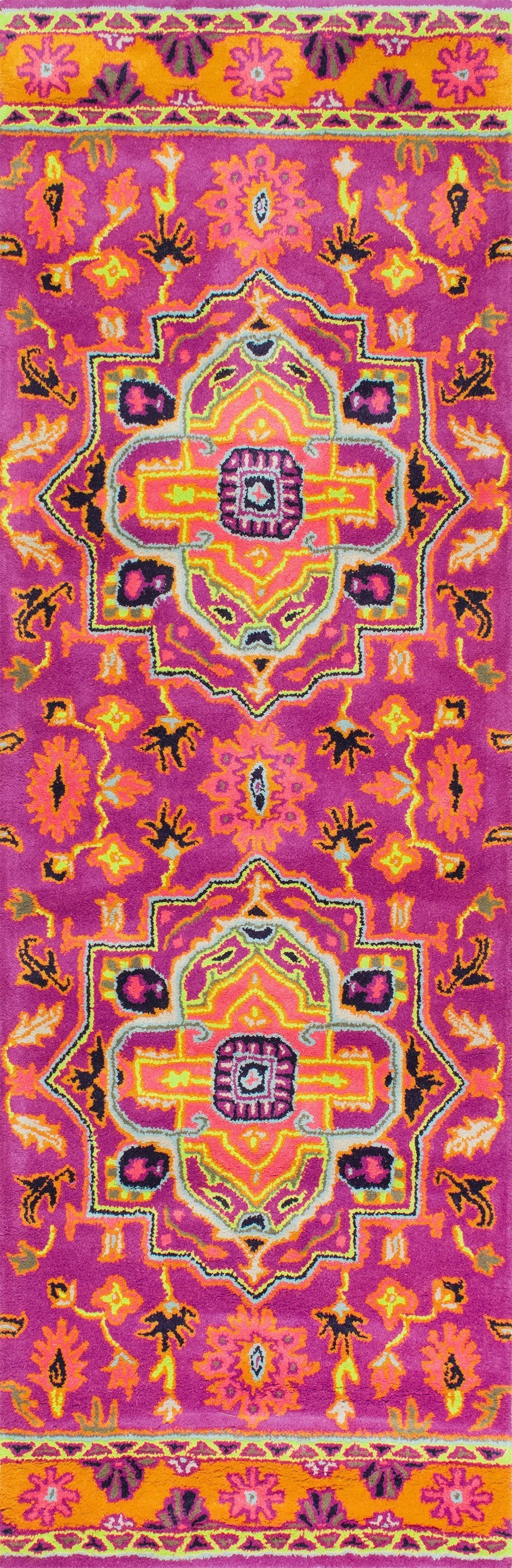 Nuloom Rugs - Floral Medallion Ardith - Maroon