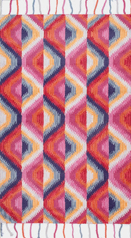 Alfombras nuLOOM - Borla de panal Jalisa - Multicolor