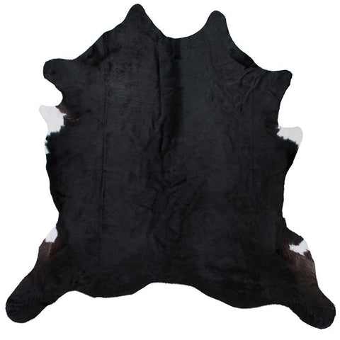 Alfombras nuLOOM - Magali de piel de vaca hecha a mano - Negro