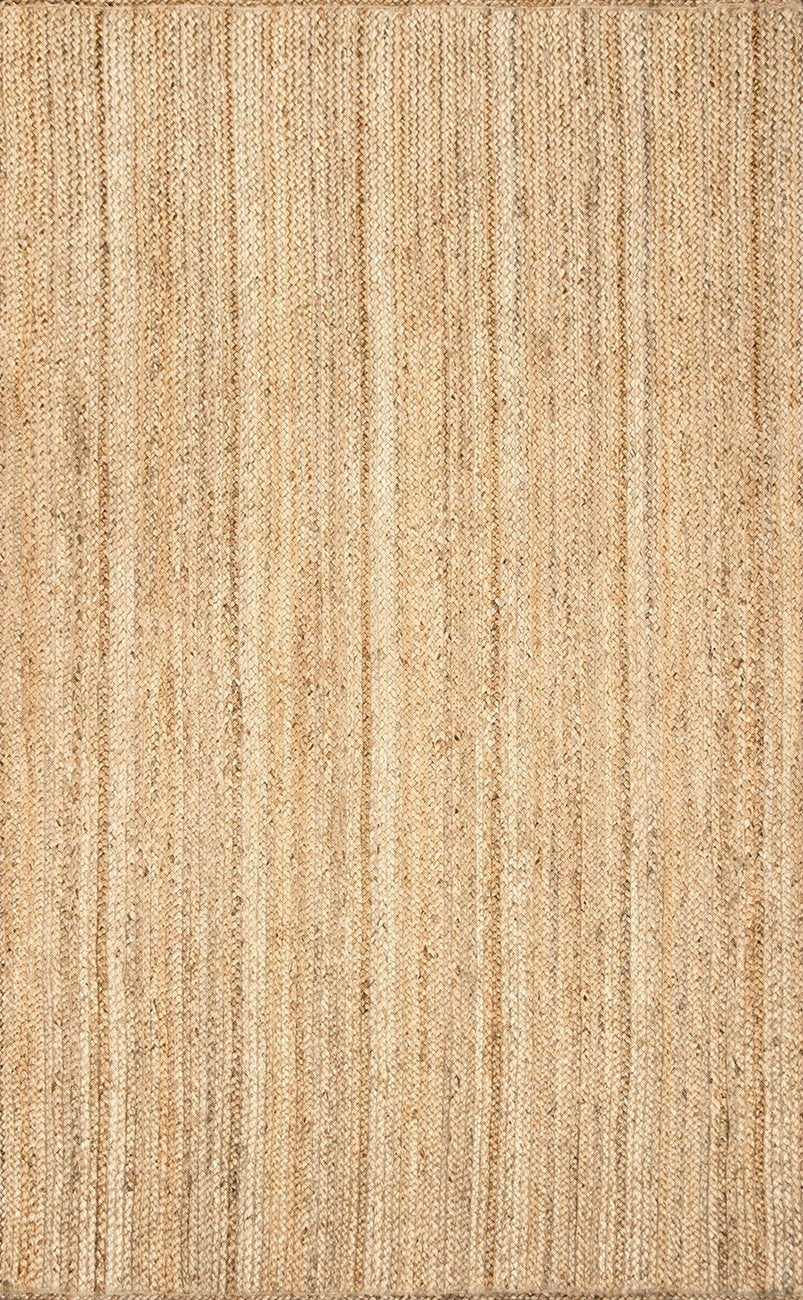 nuLOOM Rugs - Alfombra de yute Rigo tejida a mano - Natural