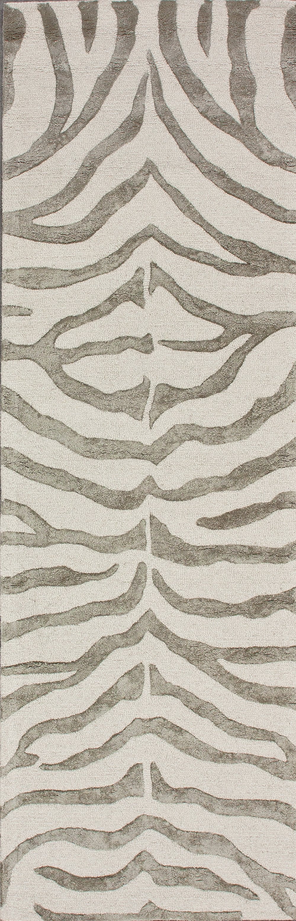 Nuloom Rugs - Hand Tufted Plush Zebra - Grey