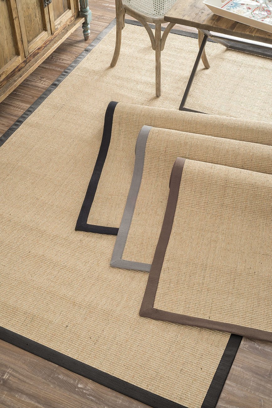 Nuloom Rugs - Machine Woven Orsay Sisal Rug - Black