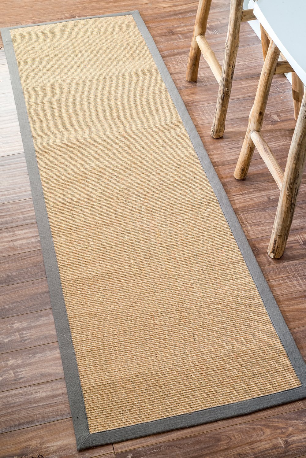 Nuloom Rugs - Machine Woven Orsay Sisal Rug - Light Grey