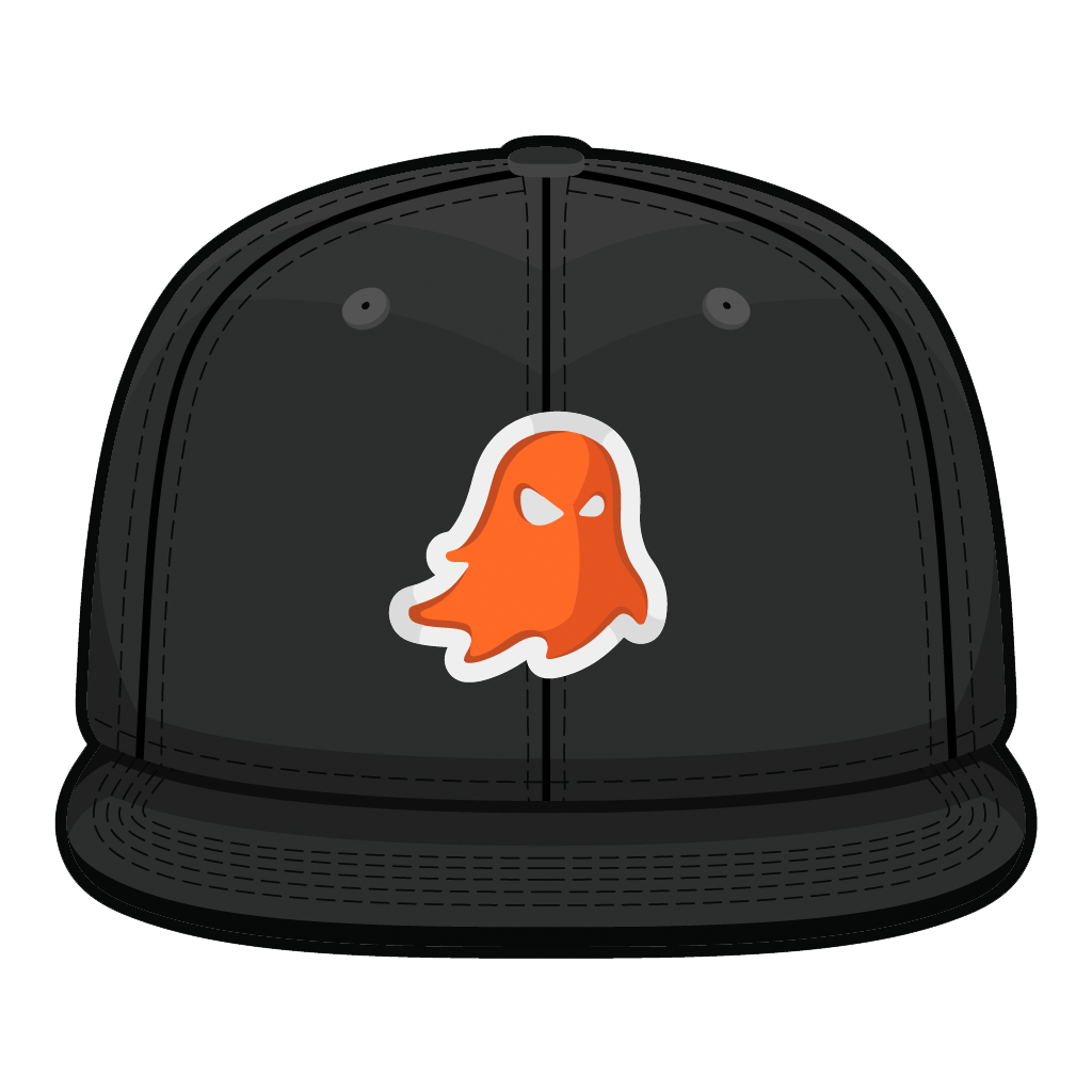 GHOST® SNAPBACK BLACK/ORANGE