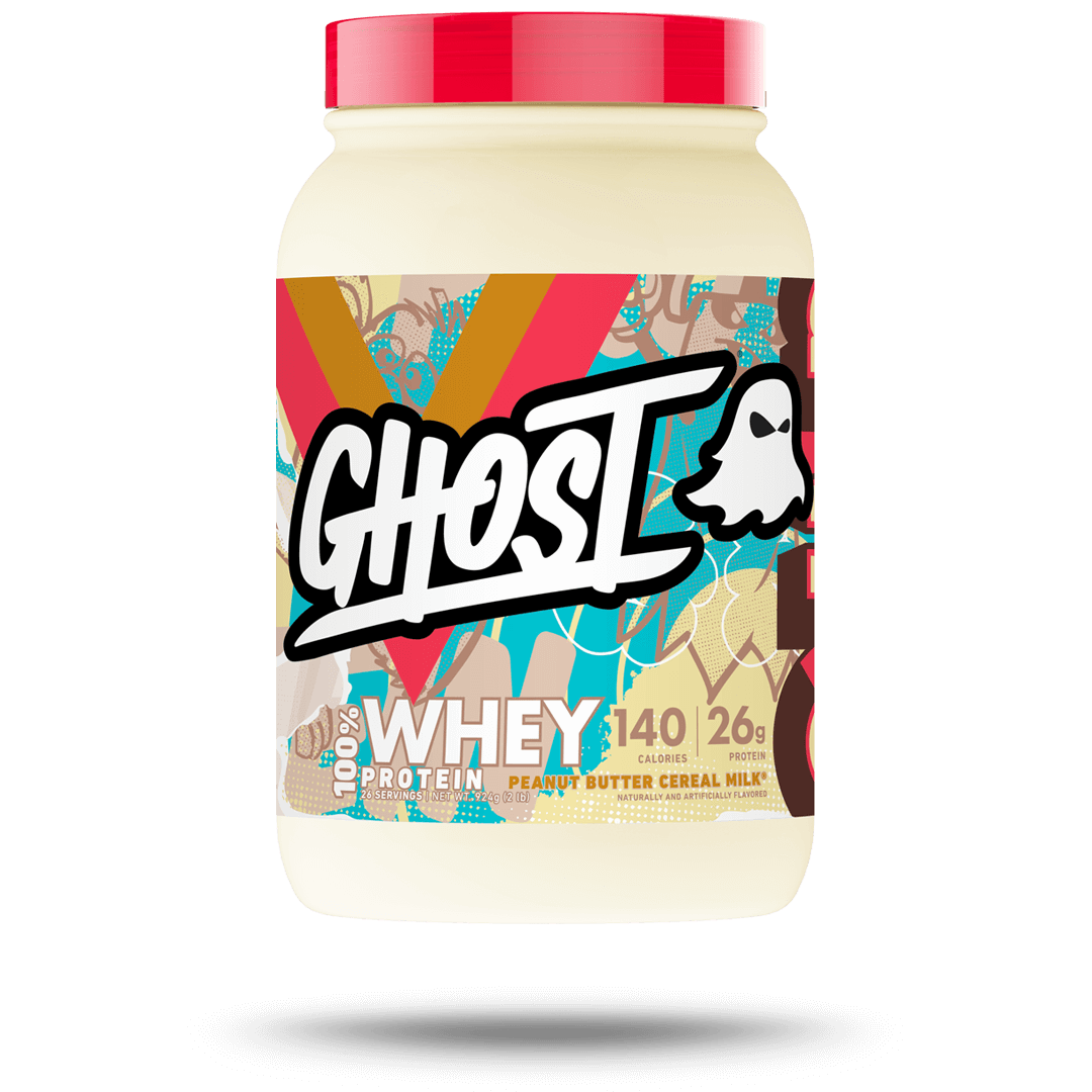 GHOST WHEY Protein Peanut Butter Cereal Milk Flavor 26 servings 