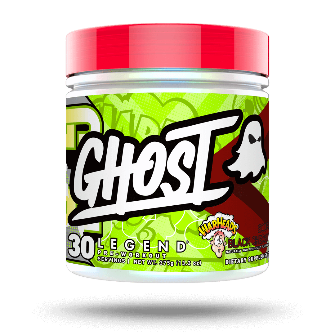 GHOST LEGEND X WARHEADS Sour Black Cherry pre workout 30 servings