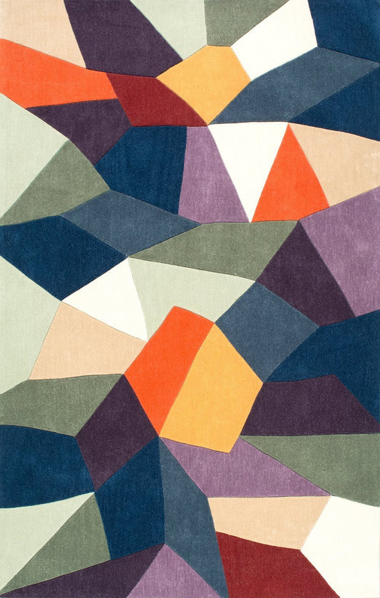 Nuloom Rugs - Hand Tufted Geometric Nikita - Multi