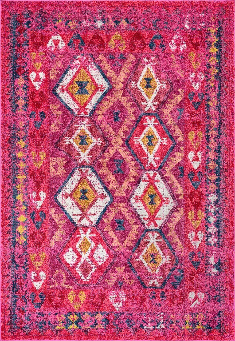 Nuloom Rugs - Tribal Mayola  - Pink